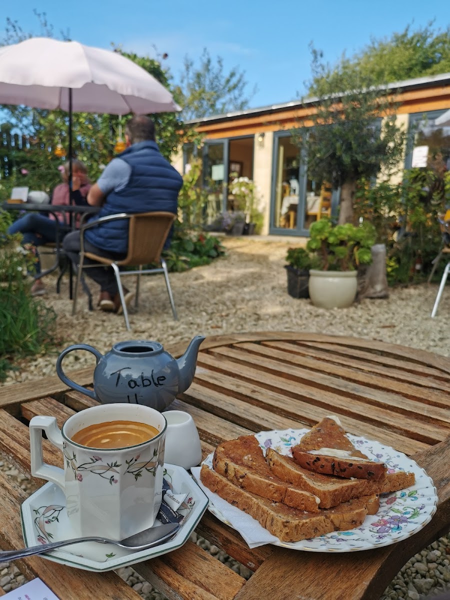 Coffee and cake at Jennie's Kitchen